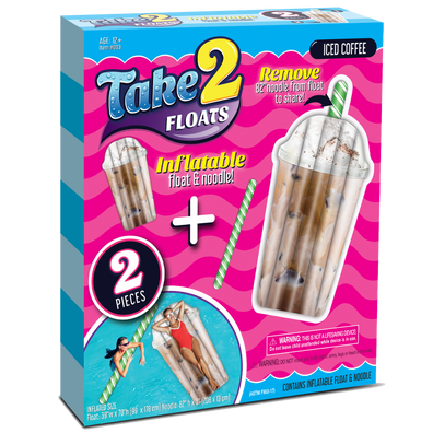 Take2Floats Ice Coffee Float and Straw Noodle